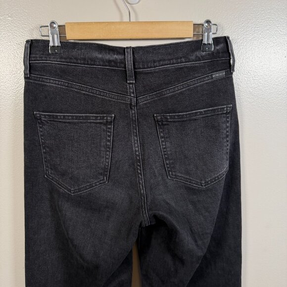 AYR Secret Sauce Wide Leg Jeans Size 27 Short Black Date Night Wash High Rise - Picture 9 of 11